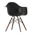 Cadeira de Braços em Plástico Eames DAW / Base Ácer Escuro